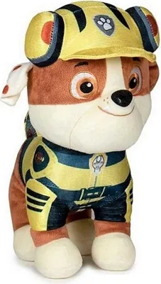 Produktbild von Plüsch Paw Patrol Kuscheltier Paw Patrol Plüschtier 27 cm Paw Patrol Rubble gelb