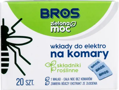 Obrázek produktu pro Wkłady Bros do elektro 20 szt. zielona moc kompatybilne z odstraszaczami Nitecore