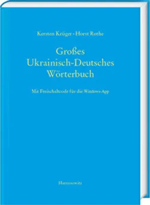 Produktbild von Großes Ukrainisch-Deutsches Wörterbuch