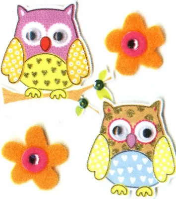 Produktbild von Handmade Sticker Eulen