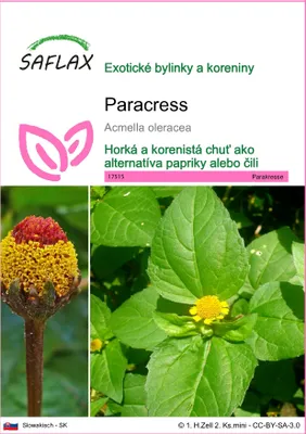 Obrázok produktu pre SAFLAX - paracress - Acmella oleracea - 500 Semená