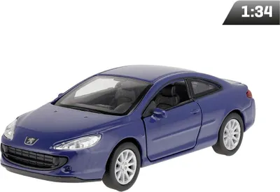 Produktbild von Modell 1:34, Peugeot Coupe 407, blau