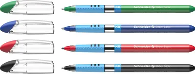 Image de SCHNEIDER Stylo à bille slider XB basic, étui de 4 pièces