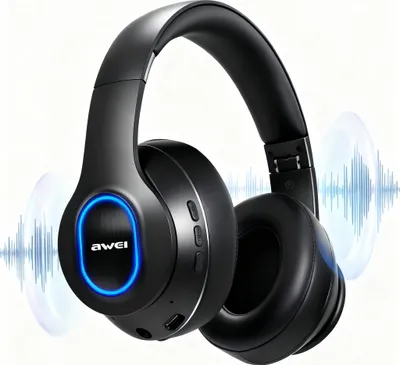 Produktbild von RGB Headset Bluetooth, Over-Ear, 40 mm Lautsprecher, komfortabel,  kabellos & kabelgebunden