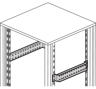 Produktbild von Schroff Tiefenstreben Set 600T 19" 2