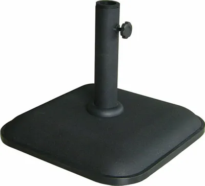 Obrázek produktu pro Marbueno podstavec pod slunečník čtvercový betonový 35X35X5,2 cm 11KG černý zahradní 10455