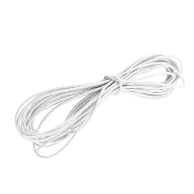 Obrázok produktu pre 10 m silná elastická bungee šnúra, nárazová šnúra na upevnenie kutilských výrobkov a výrobu šperkov (biela)