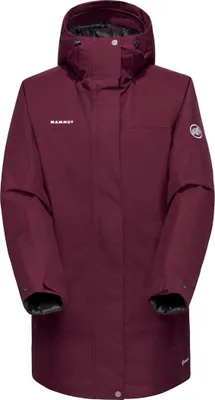 Produktbild von Treeline HS Thermo Hooded Parka Women, Isolierte Hardshell Jacke Damen - Mammut, Farbe:vin, Größe:L