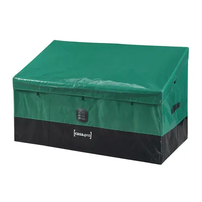 Immagine prodotto di Contenitore 'Alanno' 387 L Acciaio 122 x 64 x 76 cm Verde / Nero
