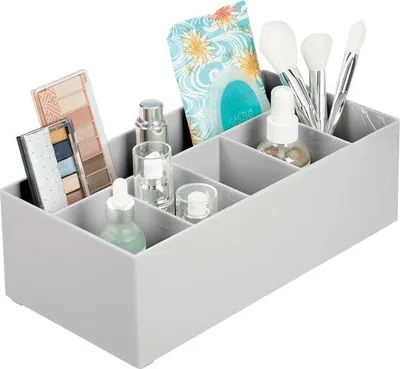 Obrázok produktu pre Organizér na kozmetiku, 6 priehradiek, na make-up a lak na nechty, malý