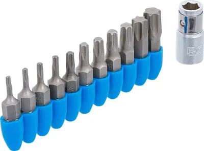 Produktbild von BGS 784 T-Profil Bitsatz, 6,3 (1/4), 11-tlg.