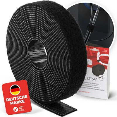 Obrázek produktu pro Label-the-cable LTC ROLL, Syntetický, Černá, 3000 mm, 16 mm, 3 mm, 1 kusů