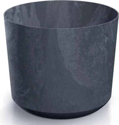 Zdjęcie produktu dla TUBO doniczka z efektem betonu 33,8 cm - Kolor: antracytowy