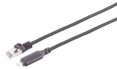 Immagine prodotto di S/CONN maximum connectivity 14-51045, Cavo, USB Type-C, Ethernet, 1000 Mbit/s, Nero