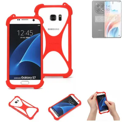 Produktbild von K-S-Trade Handy-Hülle kompatibel mit Oppo A2 Pro Schutz-Hülle Bumper Silikon Schutz Hülle Cover Case Silikoncase Silikonbumper TPU Softcase