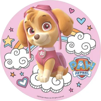Produktbild von Tortenaufleger Paw Patrol Skye Pat'Patrouille rosa -