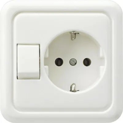 Immagine prodotto di REV Ritter Interruttore spento presa di corrente standard bianco da incasso completo