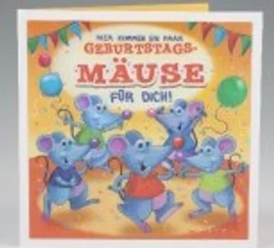 Produktbild von Depesche 3D Klappkarte 017 zum Geburtstag Geburtstagsmuse
