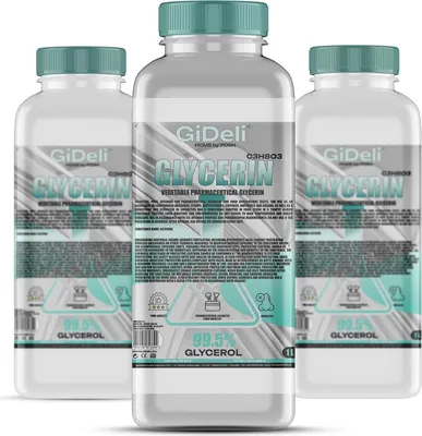 Produktbild von Glycerin VG 3L 99,5% Pharmaqualität E422 pflanzlich Kosmetik Haushalt GiDeli