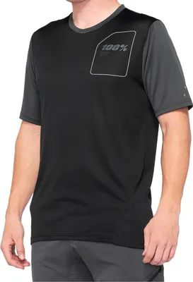 Obrázek produktu pro 100% SPEEDLAB cyklistický dres s krátkým rukávem - RIDECAMP - Black/Grey S
