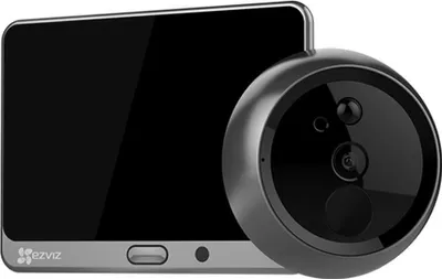 Produktbild von EZVIZ DP1C, Schwarz, Silber, Haus, 100°, 3 m, Zink, UL / FCC / CE / WEEE / REACH / RoHS
