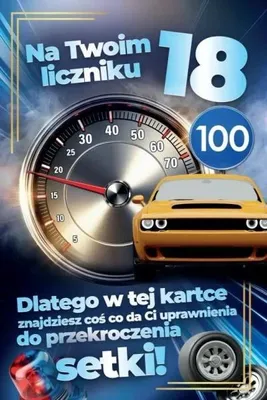 Produktbild von Führerschein-Geschenkkarte zum 18. Geburtstag für Männer – YEKU