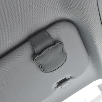 Produktbild von INF Sonnenbrillenhalter-Clip für die Auto-Sonnenblende Grau