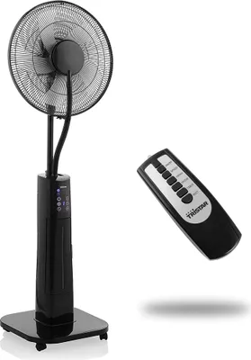 Produktbild von Tristar VE-5884 Nebel Ventilator, Haushalts-Lamellenlüfter, Schwarz, Flur, Acrylnitril-Butadien-Styrol (ABS), Kunststoff, 59,09 dB, 1 m³