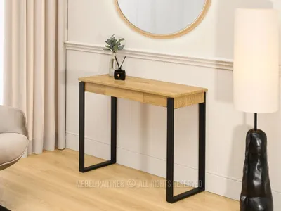 Obrázek produktu pro Konzolový stolek ALARIC - dub / černý