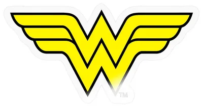 Produktbild von Spreadshirt DC Comics Justice League Wonder Woman Logo Sticker Aufkleber, 10 x 10 cm, Transparent glänzend