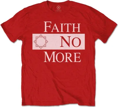 Produktbild von Faith No More - T-Shirt für Herren/Damen Uni RO1206 (M) (Rot)