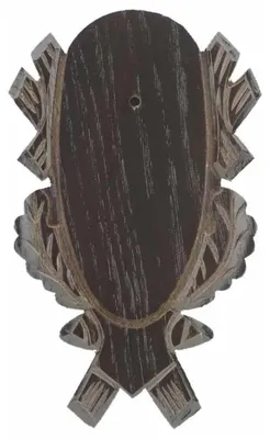 Produktbild von Rehbockbrett Eiche 4 dunkel geschnitzt 21x12cm