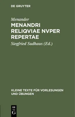 Produktbild von Menandri reliqviae nvper repertae