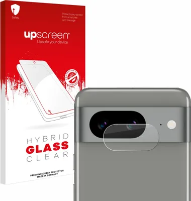 Produktbild von upscreen Schutzglas für Google Pixel 8 (NUR Kameraschutz) Schutzfolie Panzer Folie Glas Display Schutz klar