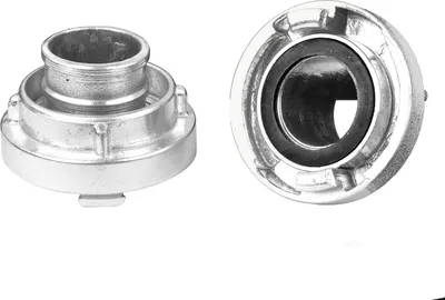Obrázek produktu pro 2x Storz hadicová spojka s nátrubkem C 52mm, 2" s těsněním + pojistný kroužek