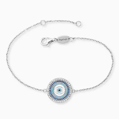 Produktbild von Engelsrufer Armband Damen ERB-EYE-ZIM Silber Zirkonia 19 cm