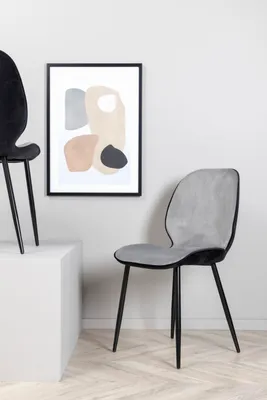 Produktbild von Venture Home Stuhl Emma Grau 2er-Pack