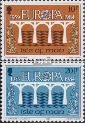 Produktbild von Briefmarken GB - Isle of Man 1984 Mi 261-262 (kompl.Ausg.) postfrisch Europamarken