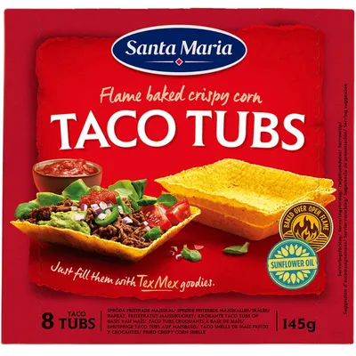Produktbild von Santa Maria Taco Tubs 8er