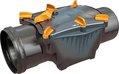 Produktbild von Marley OTTIMA Doppel Rückstauverschluss DRV 160 Abwasser Rückstauklappe Rattenschutz