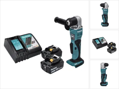 Produktbild von Makita DDA 351 RT Akku Winkelbohrmaschine 18 V 13,5 Nm + 2x Akku 5,0 Ah + Ladegerät