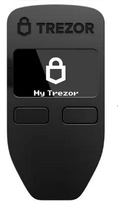 Produktbild von es Trezor One – sicheres Hardware-Wallet für Kryptowährungen (schwarz)
