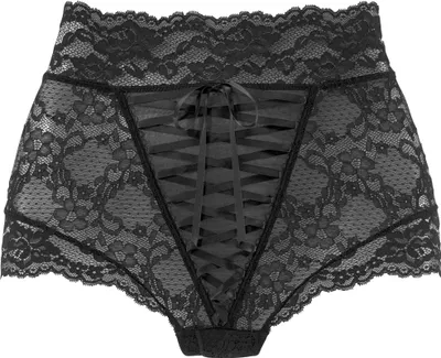 Produktbild von Petite fleur gold High-Waist-Slip-Ouvert schwarz Größe 32/34