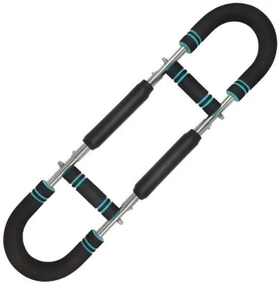 Produktbild von Krafttrainer für Arme und Brust, trainingsgerät für Trizeps, Gewichtsvariable von 30-50 kg, blau.
