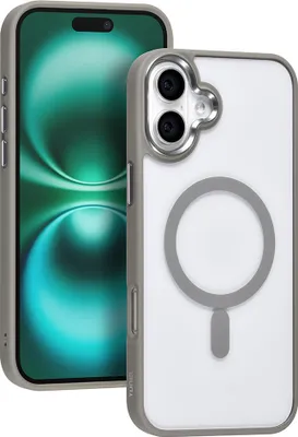Produktbild von TUNIQ iPhone 16 Plus Back cover case - Magsafe - silicone - Grey