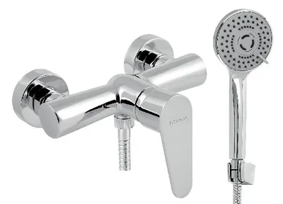 Obrázek produktu pro Novaservis Titania Fresh - Sprchová baterie s příslušenstvím, chrom 96061,0E