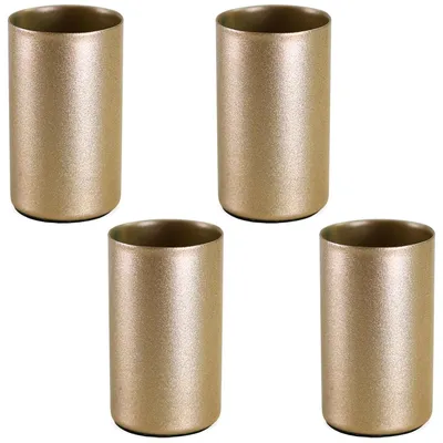Immagine prodotto di Portacandele a bastoncino magnetico 4 portacandele in metallo dorato 2,3 cm