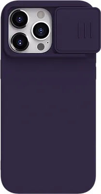 Obrázok produktu pre Nillkin CamShield Silky MagSafe Silicone kryt pre - iPhone 15 Pro Max - Dark Night fialová