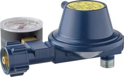Produktbild von GOK Marineregler 30 mbar 0,8 kg/h, Variante:Mit Manometer