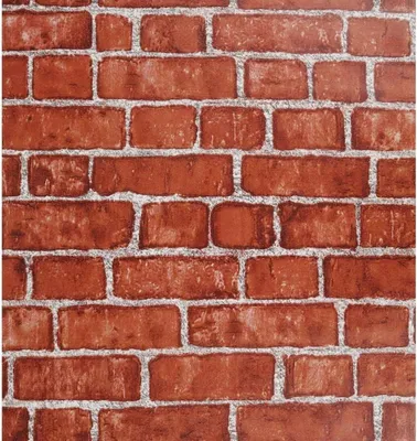 Obrázek produktu pro Samolepicí tapeta červená cihla vinyl pro kuchyň a ložnici 44x1000cm